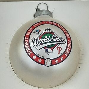 VINTAGE 1992 World Champion Series 2 Christmas Ornaments